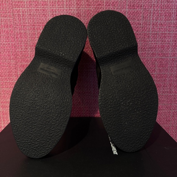 NWT Saint Laurent Teddy Suede Platform Derby EU35.5 - Picture 11 of 12